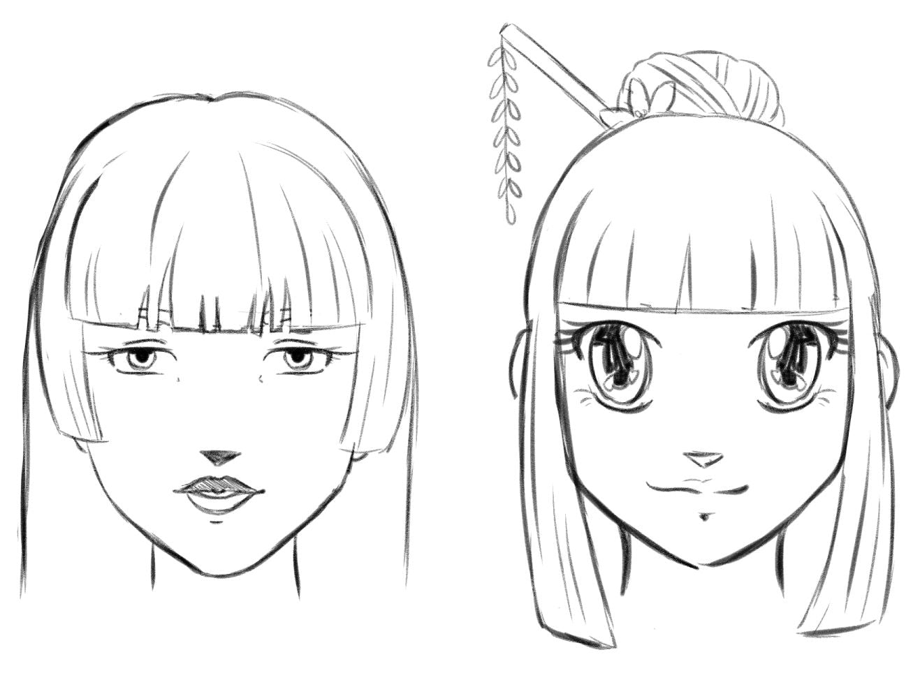 Choosing a Hairstyle for your Anime Characters